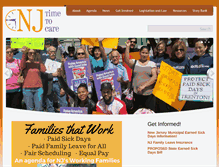 Tablet Screenshot of njtimetocare.org